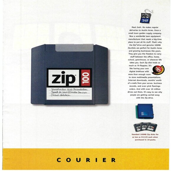 1998 Iomega Products Floppy Disk Drive Print Ad/Poster/Article Vintage Magazine - Picture 3 of 12